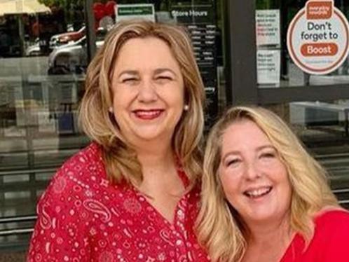 Labor candidate for Inala, Margie Nightingale, campaigning at Richlands Plaza with Annastacia Palaszczuk. Photo: Instagram.