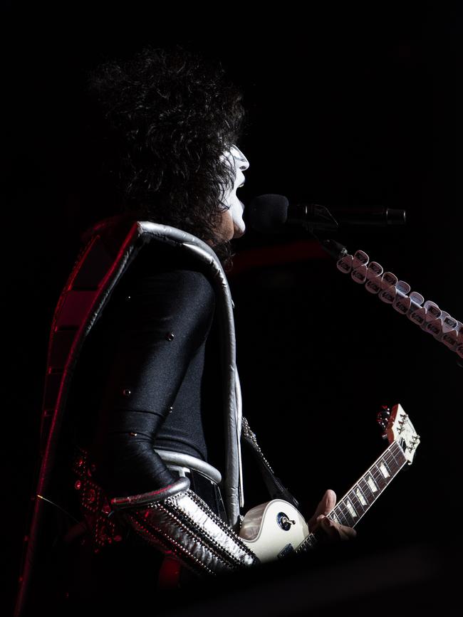 KISS play the first of two nights at Sydney’s Qudos Bank Arena. Picture: Monique Harmer
