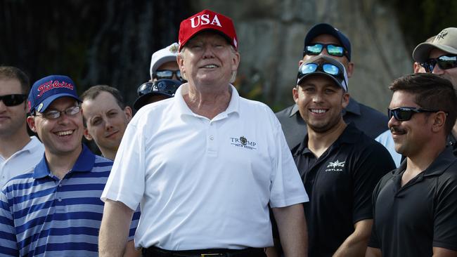 Donald Trump approach to his golf game has become the subject of scrutiny. Picture: AP