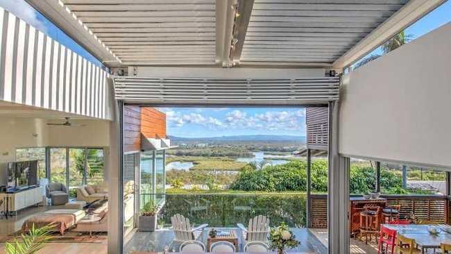 The home on 13 Allambi Tce is one of the prime offerings at Noosa Heads for sale.