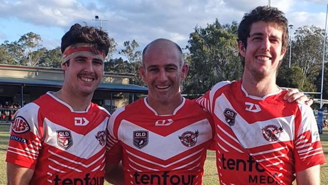 Matt Geyer with sons Nash and Cole