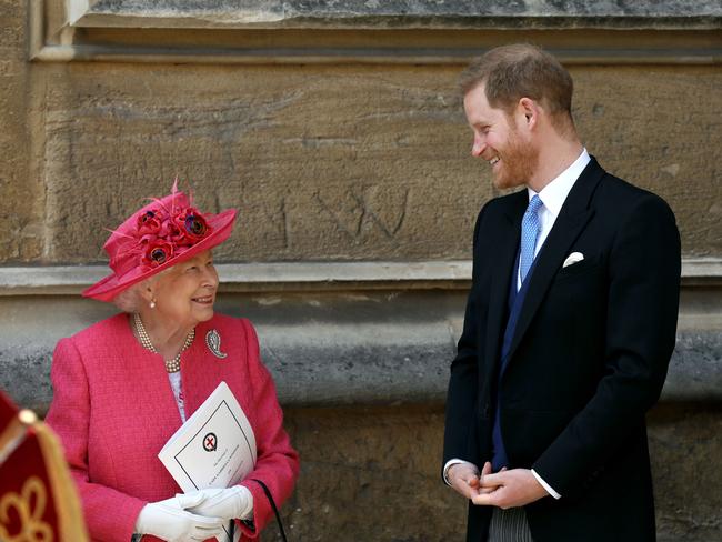 Queen Elizabeth II has apparently rebuffed Prince Harry’s claims to be “protecting” her by seeking her own security arrangements. Picture: Steve Parsons - WPA Pool/Getty Images