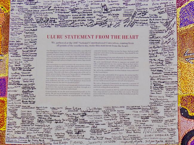 The Uluru Statement from the Heart.