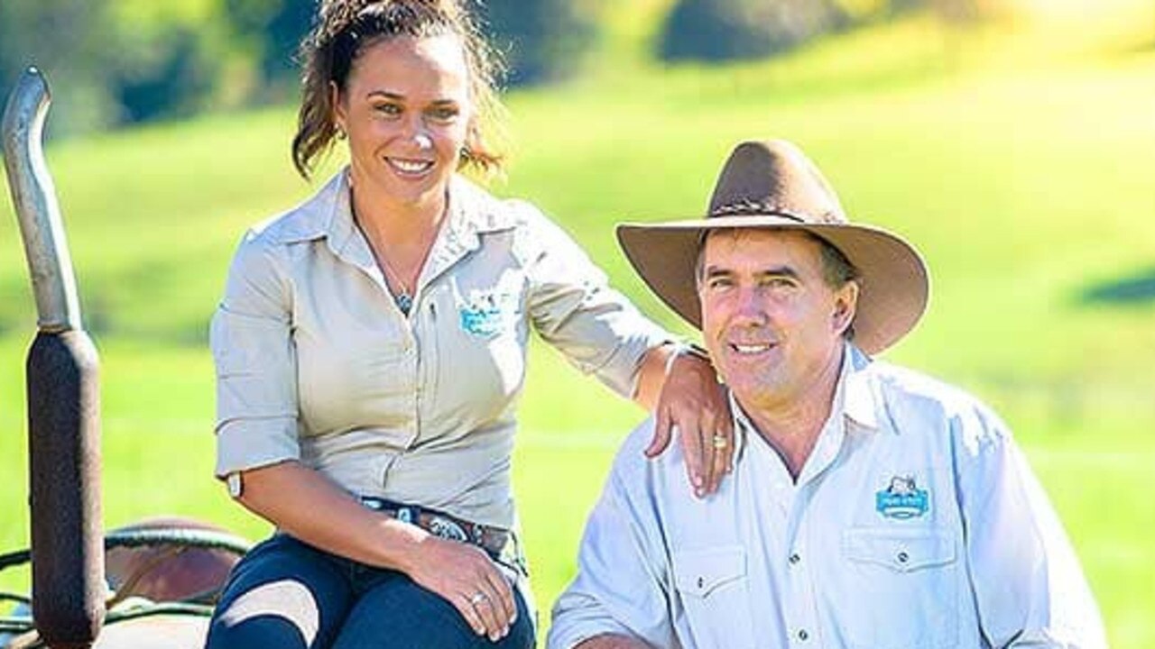 Sally and Ross Hopper from Maleny Dairies. Picture: Maleny Dairies