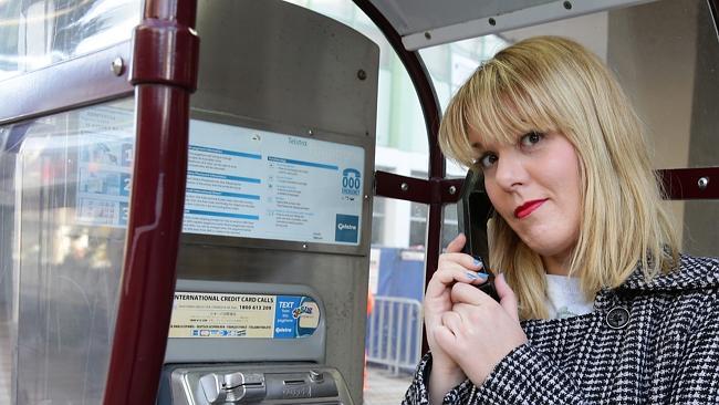 Baby you can call me on my ... payphone ... Picture: Martin Lange