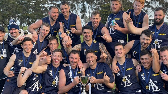 The Ararat Eagles won their first ever premiership in seniors last year. Picture: Kaye Bulger.