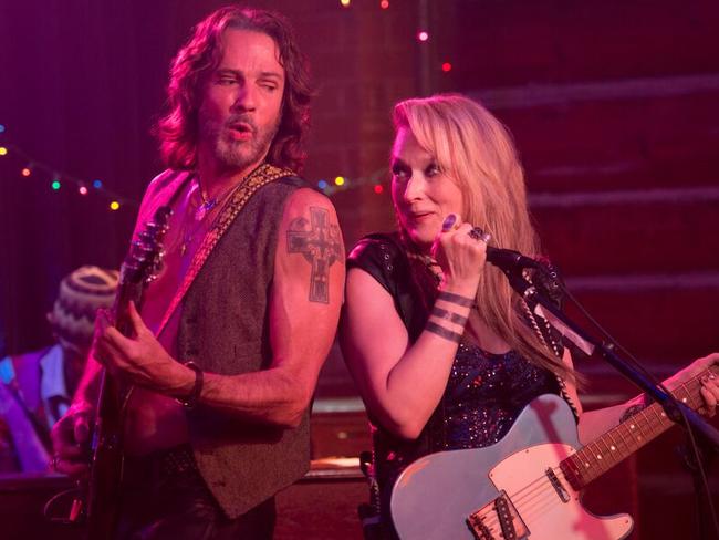 Rick Springfield and Meryl Streep rock on in <i>Ricki and the Flash</i>.