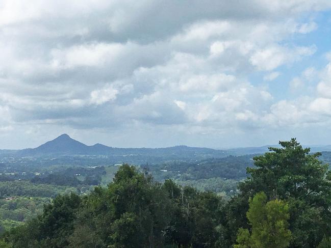 Mount Cooroy and Mount Eerwah from Black Mountain.