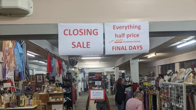 Shekinah House Inc's Shop 4 Hope at 24 Wellington St, Launceston, will close at the end of the first week of November 2022. Picture: Alex Treacy