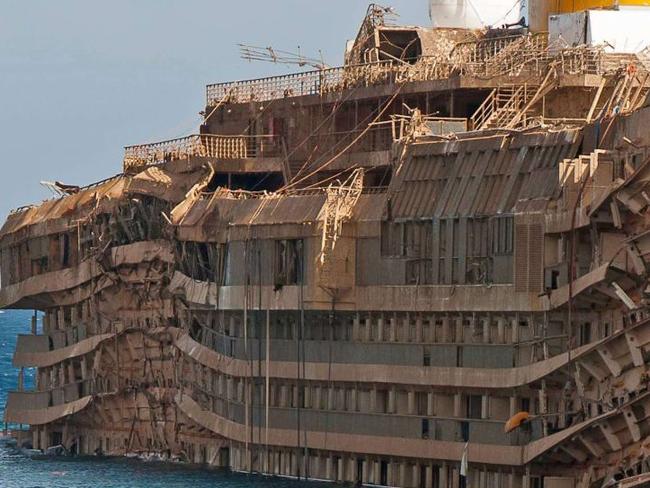 Eerie photos of the Costa Concordia that sank in 2012. Picture: Jonathan Danko Kielkowski