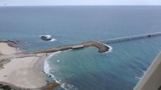 Port Stanvac, showing the jetty which has been demolished.