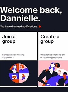 How the Groupee app looks on mobile.