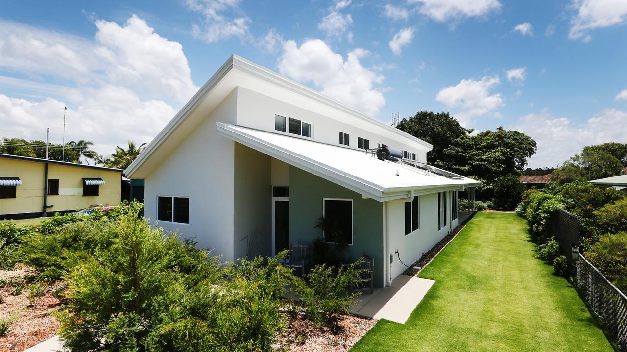 An energy efficient home at Golden Beach. Photo Lachie Millard