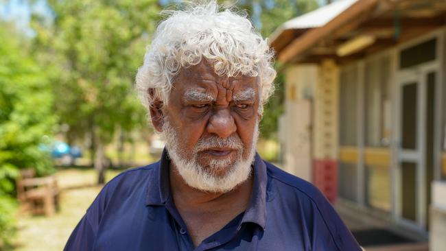 Arrernte Elder and Co-Founder of Children's Ground William Tilmouth has been nominated for the 2023 NAIDOC Week Male Elder Award. Picture: Damon Van Der Schuit