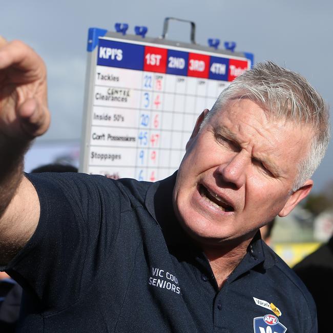 The late Danny Frawley played for Ballarat before joining St Kilda. He also coached Vic Country in 2018. Picture Yuri Kouzmin