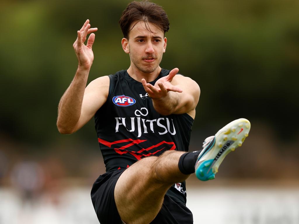 Nic Martin has spent time at halfback during pre-season. Picture: Michael Willson/AFL Photos via Getty Images