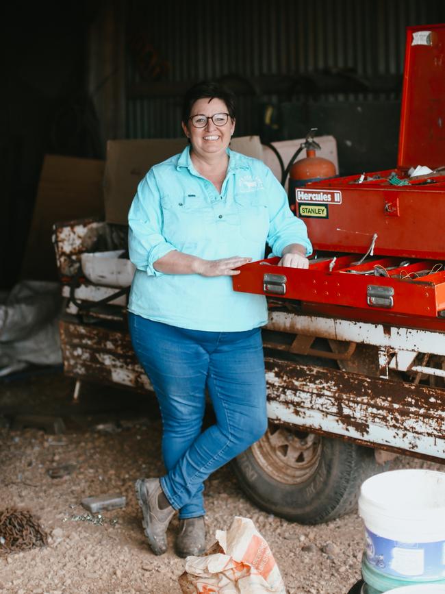 NSW lamb producer and founder of Outback Lamb Fiona Aveyard. Picture: Clancy Job