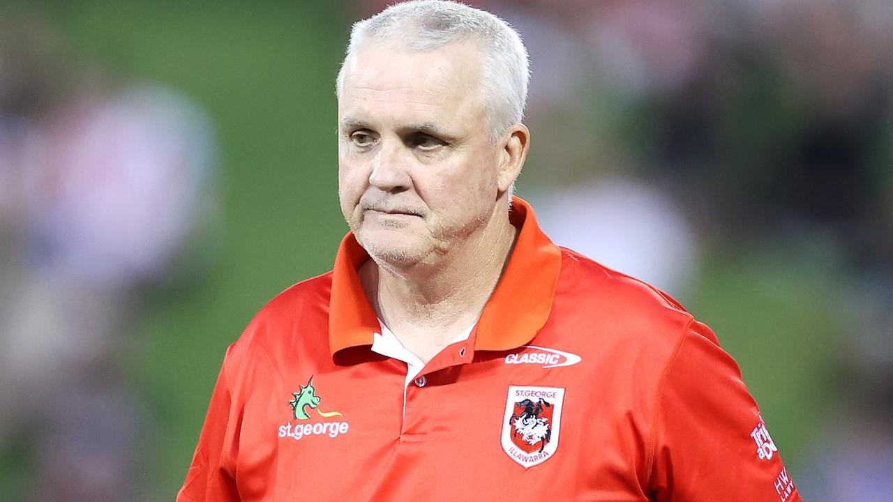 Dragons coach Anthony Griffin desperately needs wins to save his job. Picture: Getty Images