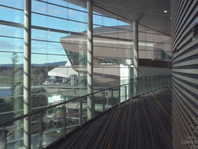 Inside the Adelaide Convention Centre's East Building.