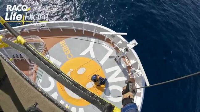 Cruise ship rescue on Bundaberg coast