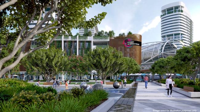 Artist impressions of the Sydney Science Park at the Western Sydney Aerotropolis.