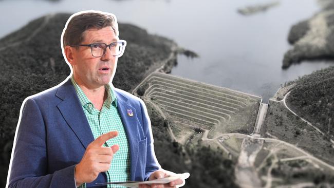 Toowoomba mayor Geoff McDonald; Cressbrook Dam.