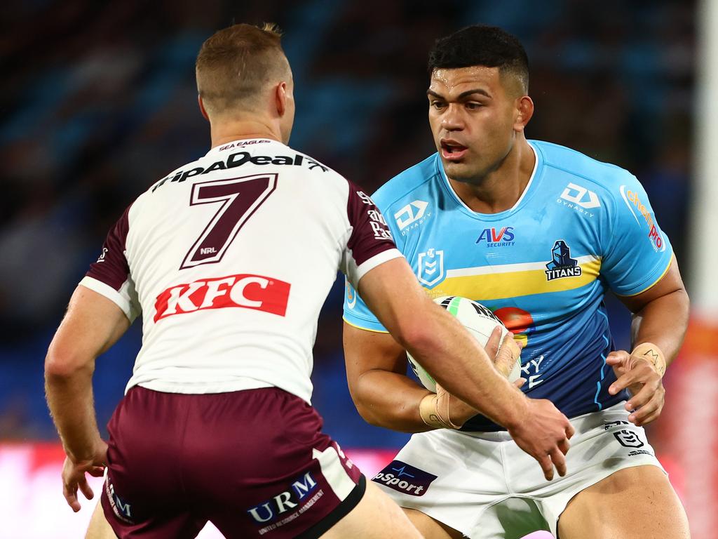 The Titans announced on Wednesday that David Fifita would be staying at the club. Picture: Chris Hyde/Getty Images