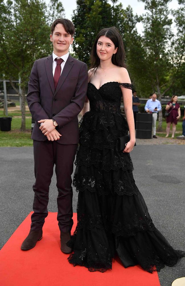 Charlie Keady and Azmarah Sullivan at Nambour State College School Formal. Picture: Patrick Woods.