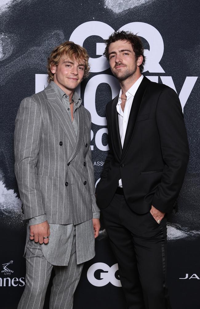 Ross Lynch, who went viral for starring in Troye Sivan’s music video as the love interest earlier this year, attended with his brother Riker Lynch. Photo by Brendon Thorne/Getty Images for GQ Australia.