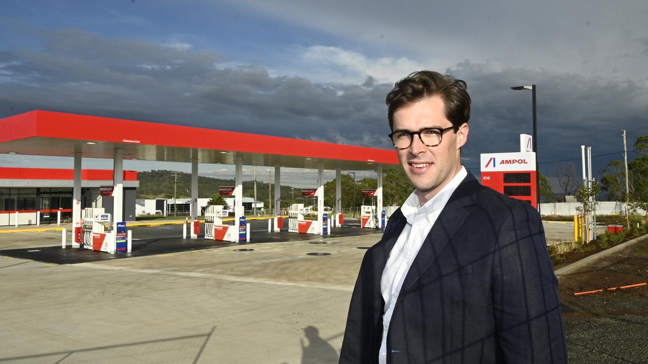 Edward Hodge, the developer behind the new Ampol service station in Toowoomba.