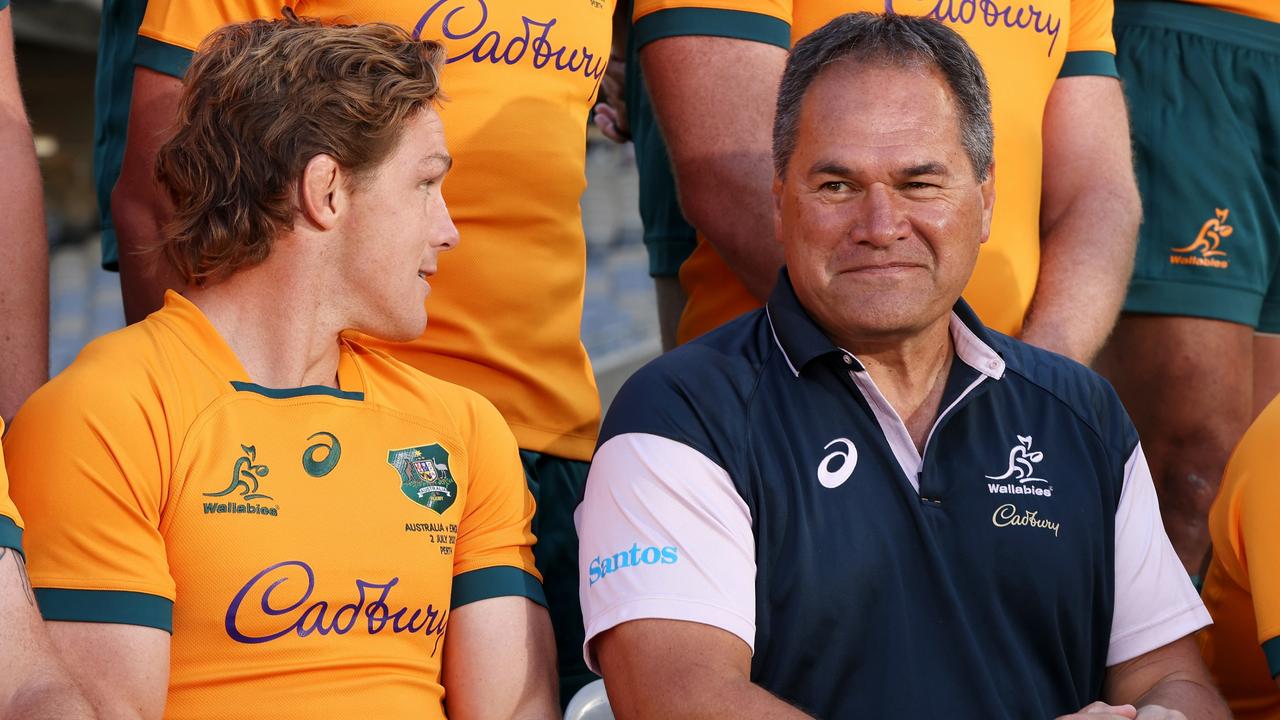 Wallabies coach Dave Rennie praised Michael Hooper’s courage in admitting his struggles Picture: Paul Kane/Getty Images