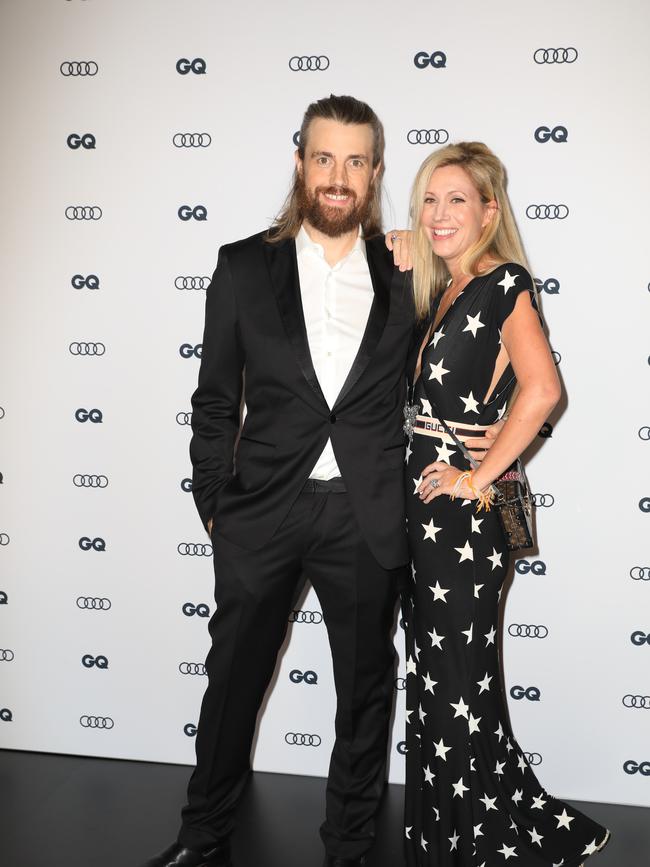 The high-profile couple at the GQ Men Of The Year Awards in Sydney. Picture: Christian Gilles