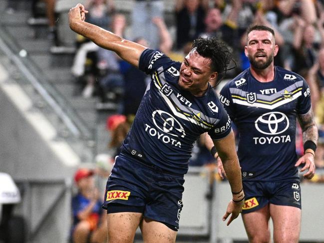 Jeremiah Nanai went missing too often for the North Queensland Cowboys in 2024. Picture: NRL Photos