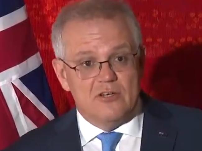 Scott Morrison press conference in the states