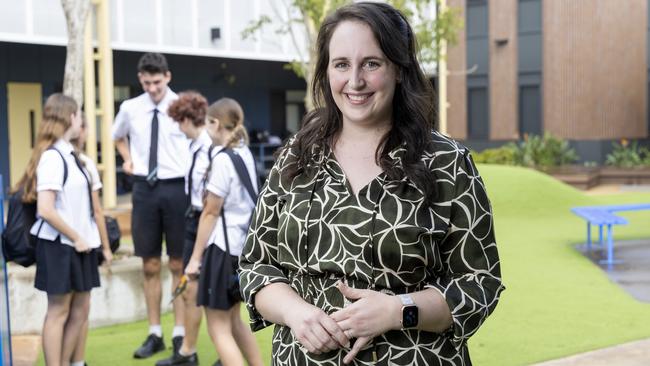 Bray Park High School teacher Jen McDougall. Picture: Richard Walker