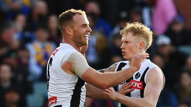 Mitchell is loving his time as a Magpie. Picture: Getty Images