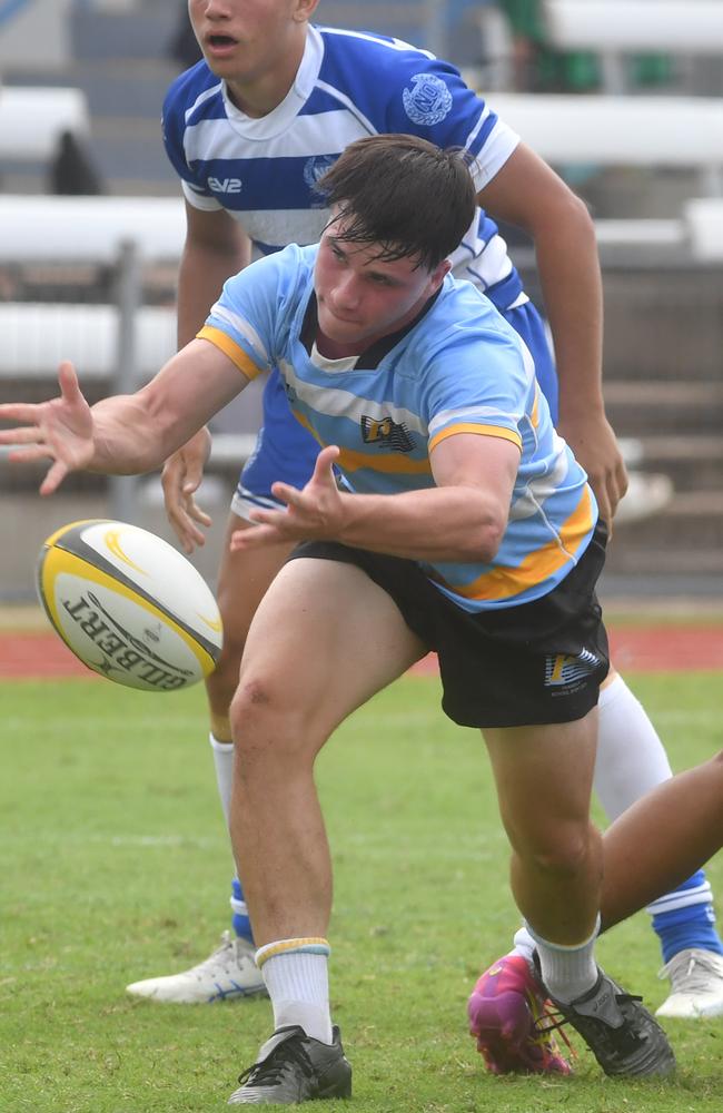 QLD Rugby Union State Championships (17-18 years boys) at the Townsville Sports Precinct. Friday May 23. Northern against Peninsular. Picture: Evan Morgan