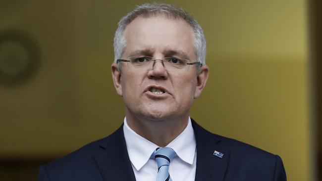 Australian Prime Minister Scott Morrison Picture by Sean Davey.