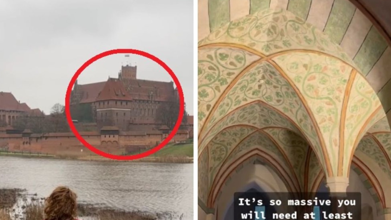 Wewnątrz Malborka, największego zamku świata w Polsce