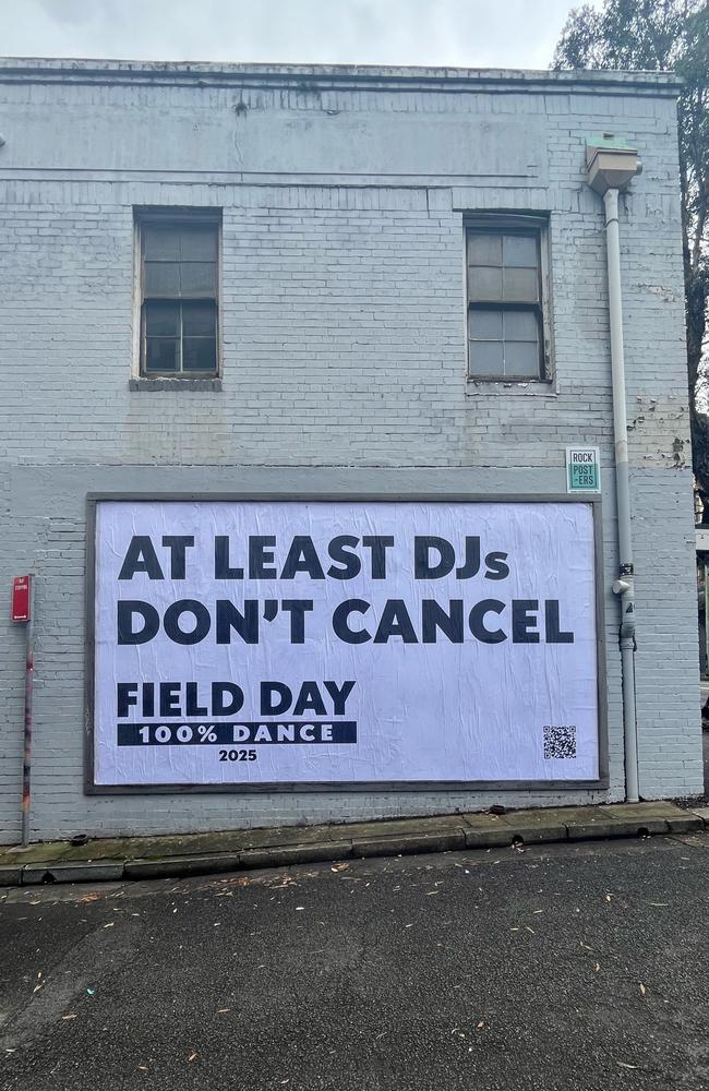 Cheeky Field Day 2025 billboard. Picture: Supplied.