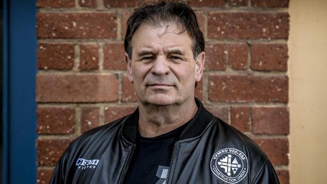 Former CFMEU leader John Setka. Picture: Roy VanDerVegt