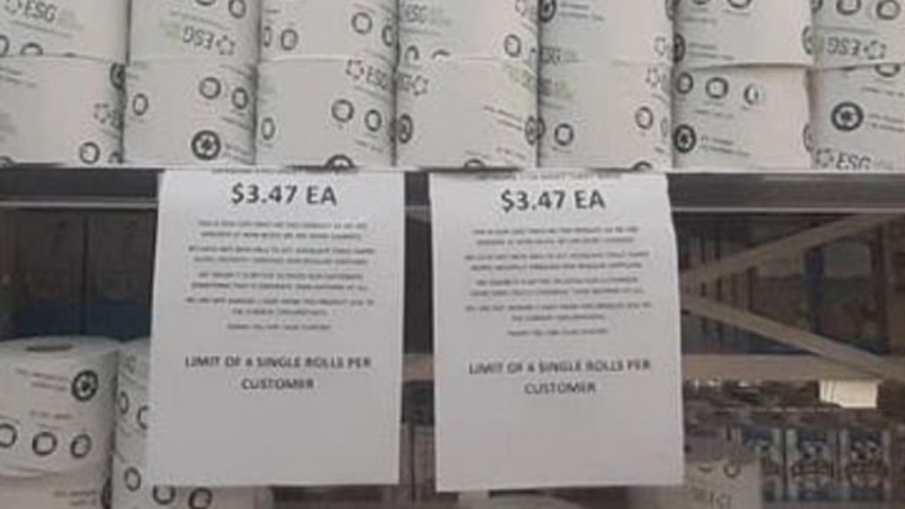 The IGA left a note explaining the price mark-up to customers.