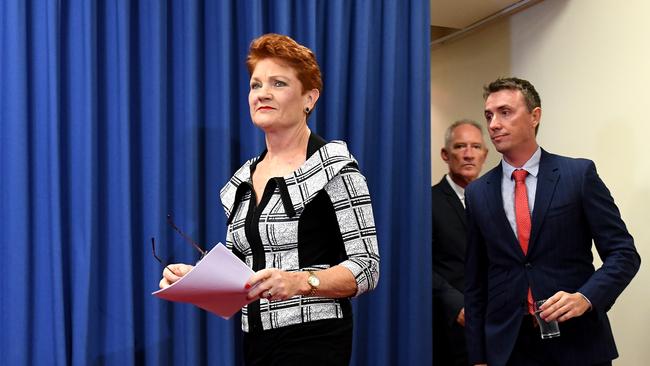 Pauline Hanson’s loyal support base will be strengthened by Al Jazeera investigation. Picture: Bradley Kanaris/Getty Images