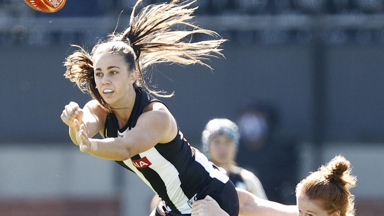 Molloy kicked 37 goals in 47 games, winning a best and fairest and two All-Australian blazers at Collingwood before joining Sydney ahead of the 2023 season. Picture: Darrian Traynor / Getty Images