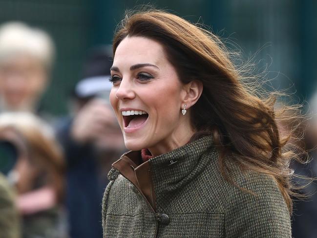 Catherine, Duchess of Cambridge, on her first royal engagement of the year. Picture: Getty 