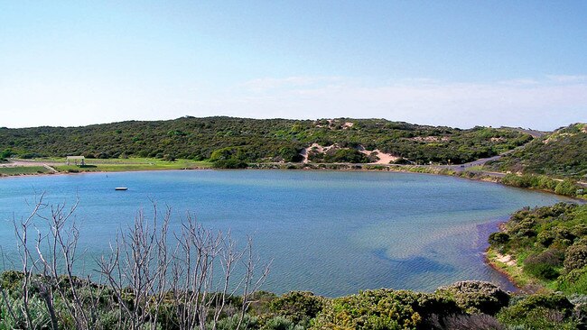 The so-called Pool of Siloam near Beachport, in SA's South-East, which purportedly has therapeutic qualities.