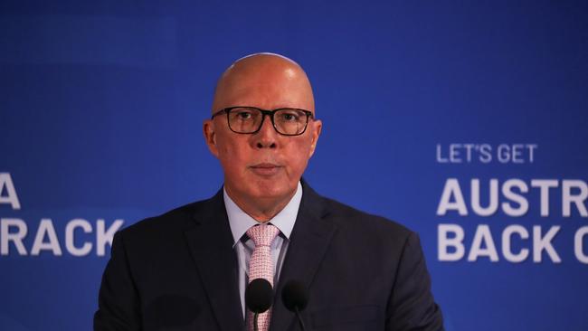 Opposition Leader Peter Dutton has slammed controversial pub group Australian Venue Co. Picture: NewsWire/ Gaye Gerard