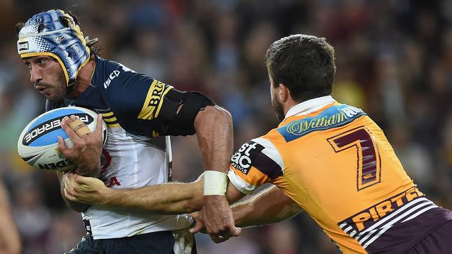 Ben Hunt NRL grand final 2015 Broncos v Cowboys setback