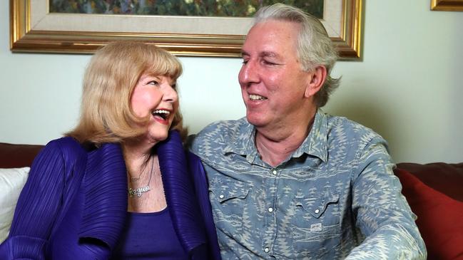 Regina King and Peter Flowers at their Southport home. Picture by Richard Gosling