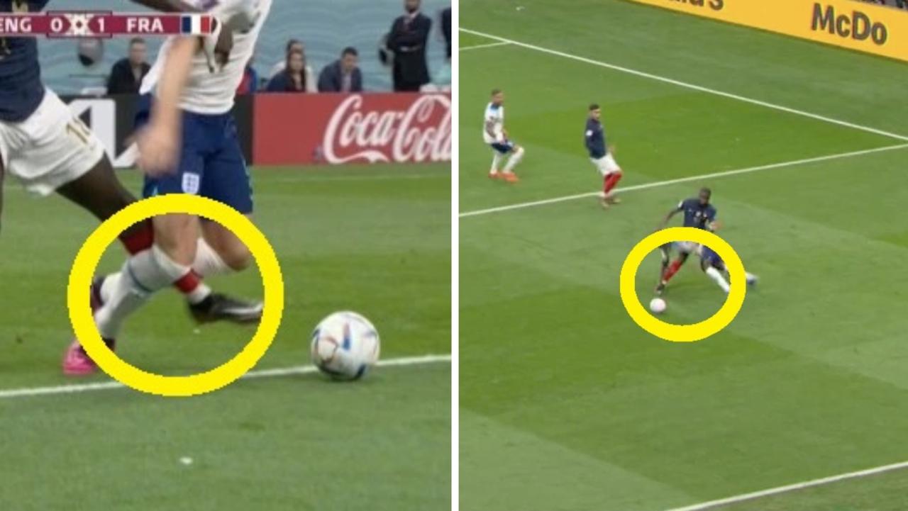 Harry Kane appeared to be fouled. So did Bukayo Saka.